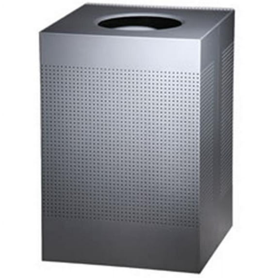 Rubbermaid Commercial Products RCPSC22EPLSM 40 gal Open Top Square with Aste Receptacle Waste Bins