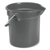 Rubbermaid Commercial Products BRUTE 10-Quart Round Bucket, Gray