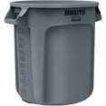 thumbnail image 1 of Rubbermaid Commercial Products BRUTE Heavy-Duty Round Trash/Garbage Can, 10-Gallon, Gray, Outdoor Waste Container for Landscapers/Construction/Restaurants/Office/Warehouse/Commercial Environments, 1 of 1