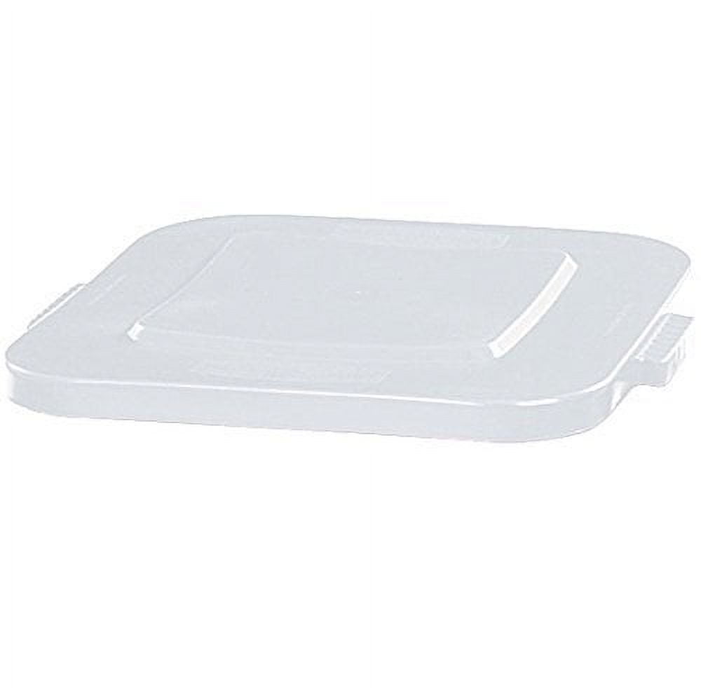 Box Packaging Rubbermaid Brute Tote with Lid, White, 28" X 28" X  11" - RUB116