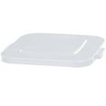 thumbnail image 1 of Rubbermaid Commercial Products BRUTE Square Bin Storage Container Lid, 28-Gallon, White FG352700WHT, 1 of 4