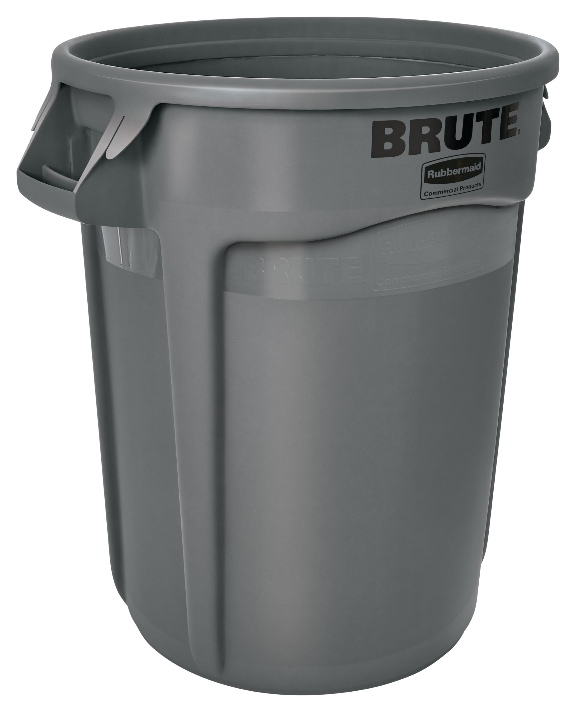Rubbermaid Commercial Products Brute 32 gal Touchless Indoor 1 Compartments Plastic Garbage Cans, Gray