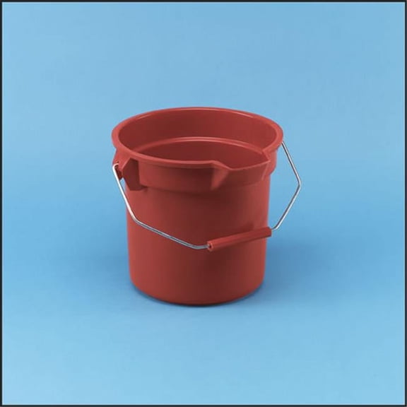 Rubbermaid Commercial Products  Brute Round Bucket - Red - 10-Quart