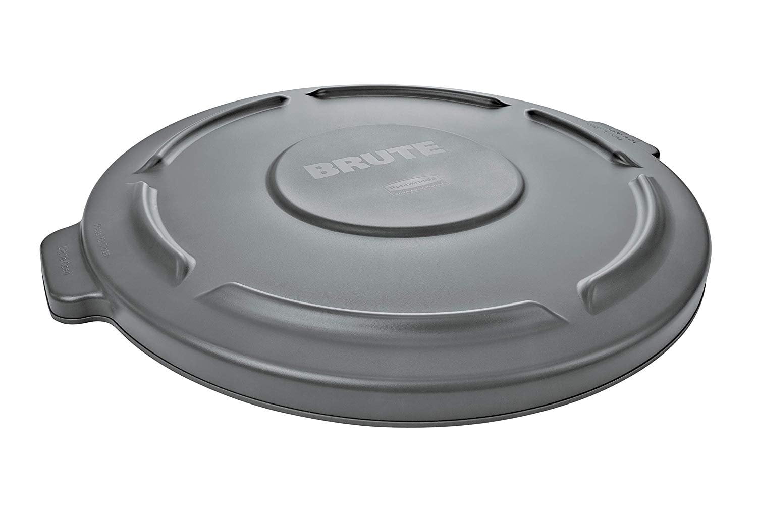 Rubbermaid Commercial Products FG260900GRAY Brute HeavyDuty Round Trash/Garbage Lid, 10Gallon