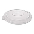 thumbnail image 1 of Rubbermaid Commercial Products FG261960WHT Brute Heavy-Duty Round Trash/Garbage Lid, 20-Gallon, White, 1 of 6