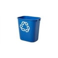 thumbnail image 1 of Rubbermaid Commercial Products FG295773BLUE Deskside Recycling Container, 10 Gallon/41 QT, Blue, 1 of 2