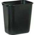thumbnail image 1 of Rubbermaid Commercial Products Fg295500Bla Small Plastic Resin Wastebasket Trash Can for Bedroom Bathroom, Office, 3.5 Gallon/13 Quart, Black 1pack, 1 of 6
