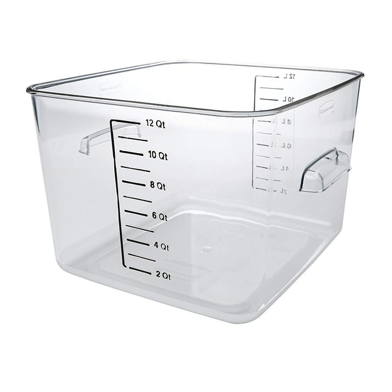 https://i5.walmartimages.com/seo/Rubbermaid-Commercial-Products-Plastic-Space-Saving-Square-Food-Storage-Container-for-Kitchen-Sous-Vide-Food-Prep-12-Quart-Clear-FG631200CLR_72ef8aac-7612-44aa-8839-7391794660f9_1.58ffd316b2273d3d540d5e2efaf069d9.jpeg?odnHeight=768&odnWidth=768&odnBg=FFFFFF