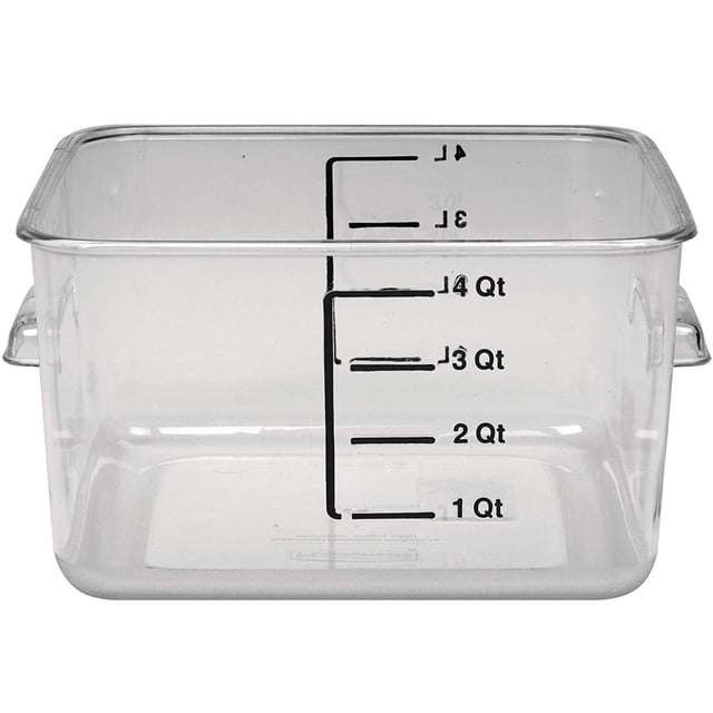 Interstellar F Rubbermaid Commercial Products Plastic Space Saving Square Food Storage ...