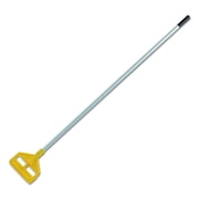 Rubbermaid Commercial Invader Aluminum Side-Gate Wet-Mop Handle 60" Gray/Yellow H126