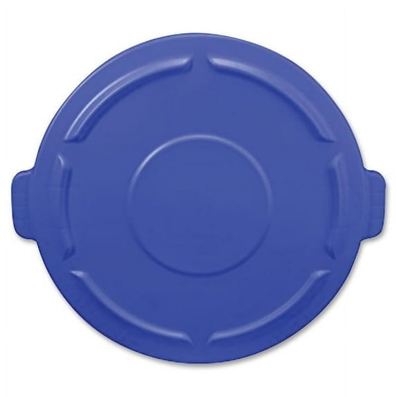 Rubbermaid Commercial Products Round Brute Lid 55Gal 3/CT Blue 1779733