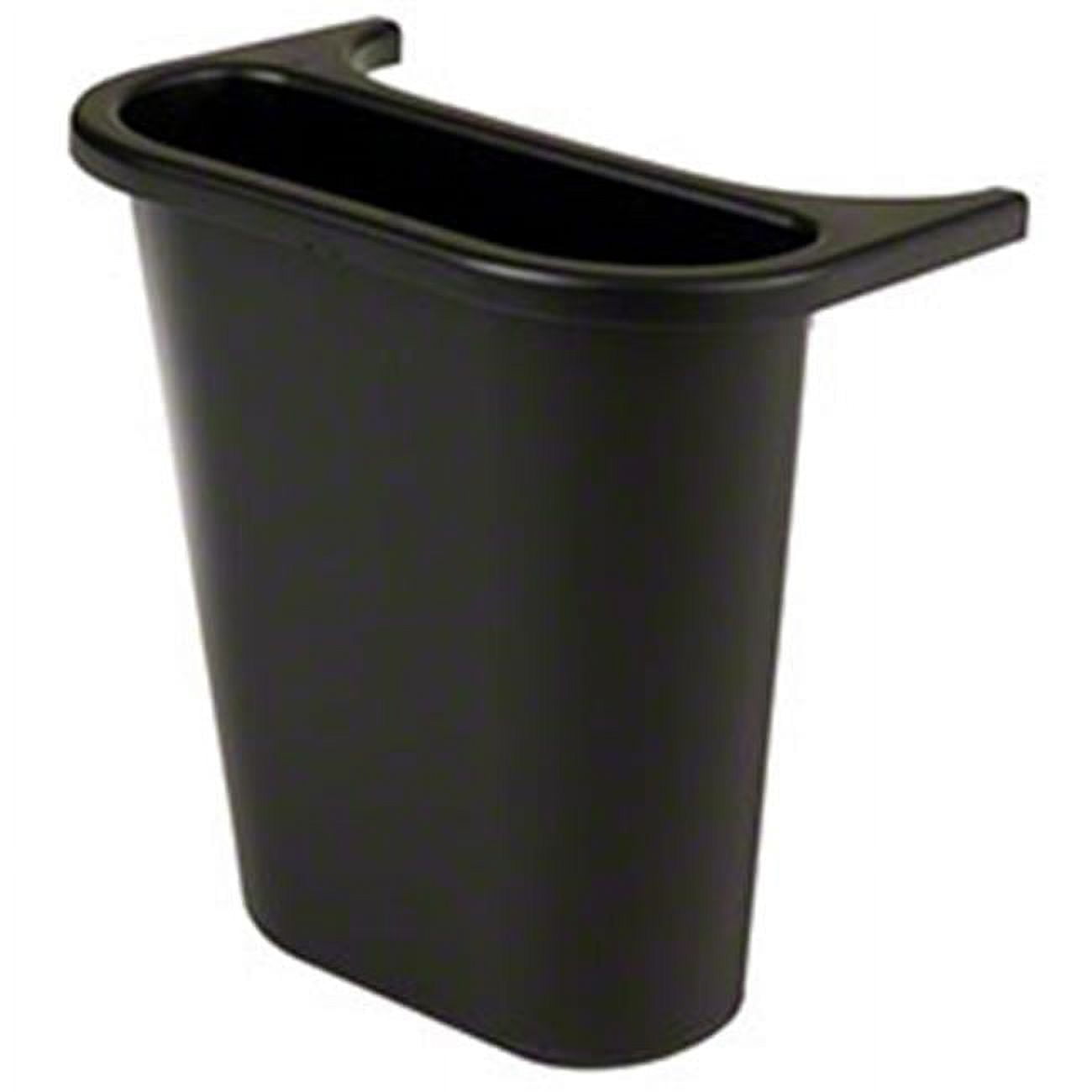 Rubbermaid Commercial Products Saddle Basket Recycling Bin Black
