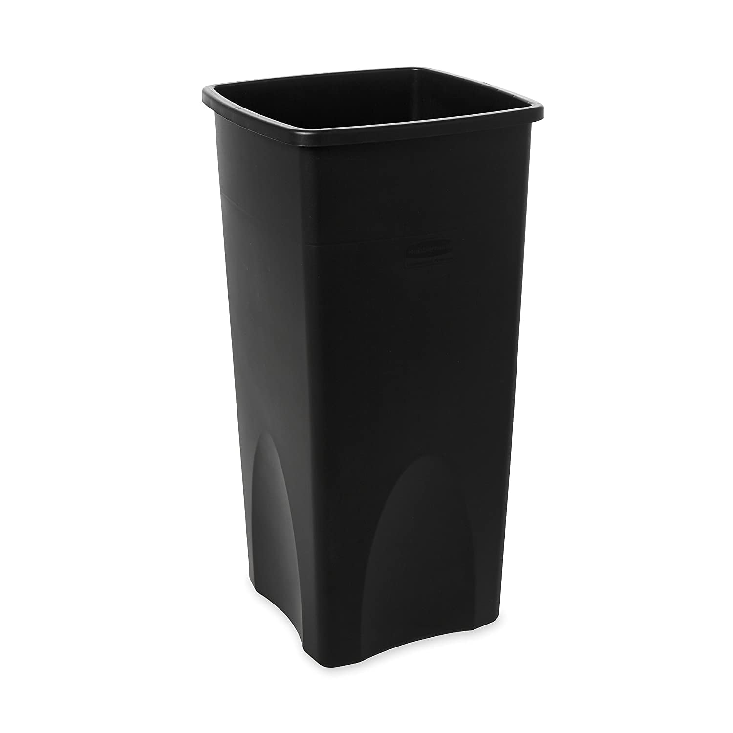 Rubbermaid Commercial Products Untouchable Square Trash/Garbage Can, 23