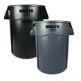 thumbnail image 1 of Rubbermaid Commercial Products RCP264360BK Waste Container- w- Venting Channels-Handles- 44 Gallon- Black, 1 of 1