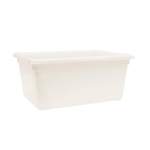 Rubbermaid Commercial Products 652455WH White Plastic Box, 16.63 gal - 18 x 26 x 12 in.
