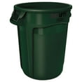 thumbnail image 1 of Rubbermaid Commercial Round Brute Container Plastic 32 gal Dark Green 2632DGR, 1 of 10