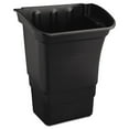 thumbnail image 1 of Rubbermaid Commercial, RCP335388BLA, Executive Service Cart Refuse Bin, 1, Black, Trash Can, Kitchen, Polyethylene, 1 of 2