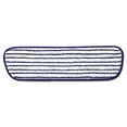 thumbnail image 1 of Rubbermaid Commercial Microfiber Finish Pad 18 x 5 1/2 Blue/White 6/Carton Q800WHI, 1 of 4