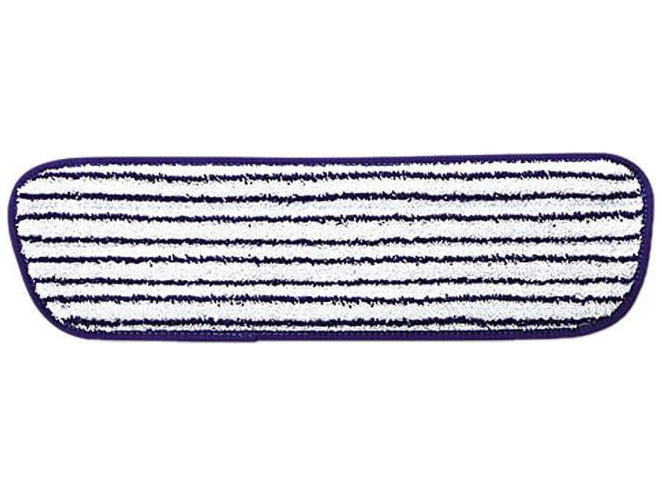 Rubbermaid Commercial RCP Q800 WHI 18" Microfiber Finish Pad, White