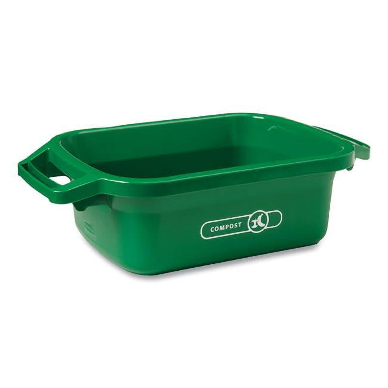 Rubbermaid Commercial RCP2055571 Composting Solutions Bin 3 gal Green