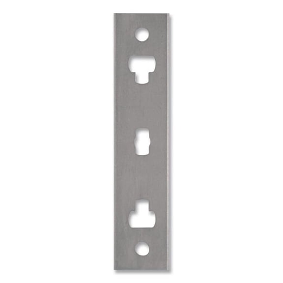 Rubbermaid Commercial RCP2221946 4 in. Glass Scraper Replacement Blade Pack, Silver - Pack of 20