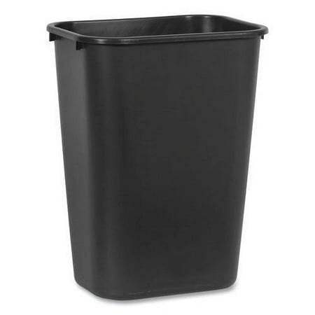 Rubbermaid Commercial, RCP295700BK, 41 QT Large Deskside Wastebasket, 1 Each, Black