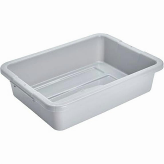 Rubbermaid Commercial RCP3349GRA 4.625G Bus & Utility Box, Gray