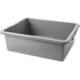 thumbnail image 1 of Rubbermaid Commercial, RCP3351GRACT, Undivided Bus/Utility Box, 6 / Carton, Gray, 1 of 2