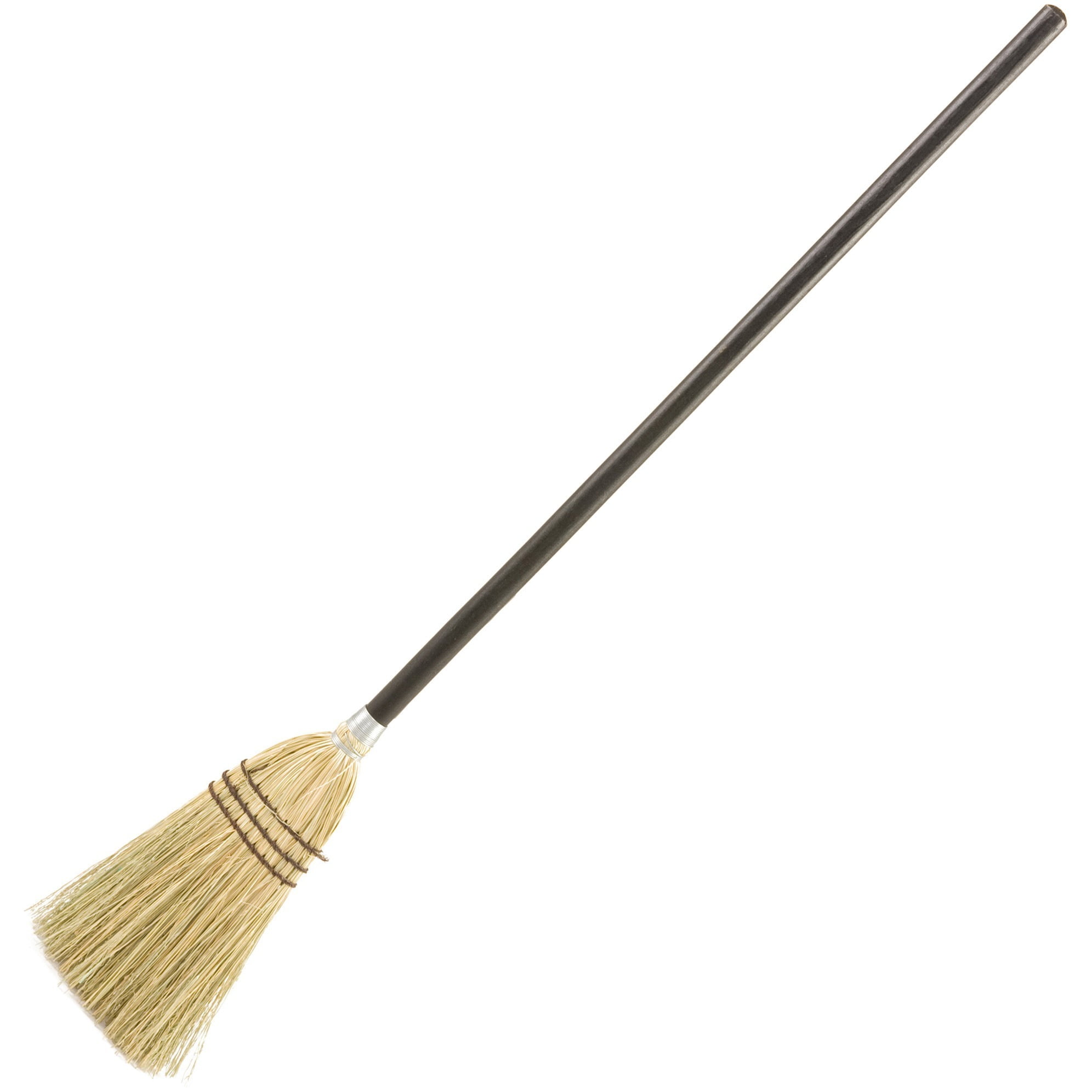 Rubbermaid Commercial, RCP6373BROCT, Wood Handle Lobby Corn Broom, 12 / Carton, Brown