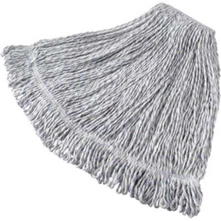 Rubbermaid Commercial RCPA413 1 in. 24 oz Headband Finish Wet Mop, White