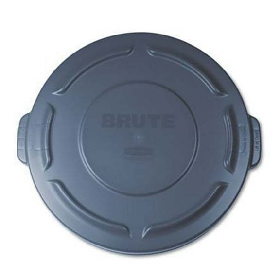 Rubbermaid Commercial Round Brute Lid For 20 gal Waste Containers, 19 7/8" Diameter, Gray - Includes one each.