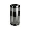 thumbnail image 1 of Rubbermaid Commercial S3ETBK Classics Perforated Open Top Receptacle, Round, Steel, 25 gal, Black, 1 of 2