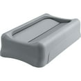 thumbnail image 1 of Rubbermaid Commercial Slim Jim Container Swing Lid - Plastic - 4 / Carton - Gray, 1 of 1
