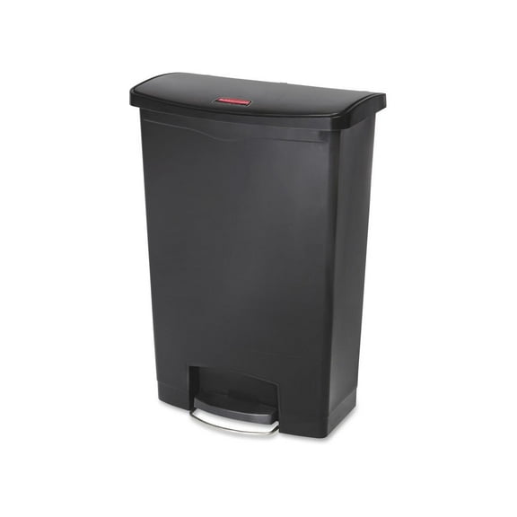 Rubbermaid Commercial Slim Jim Resin Step-On Container Front Step Style 24 gal