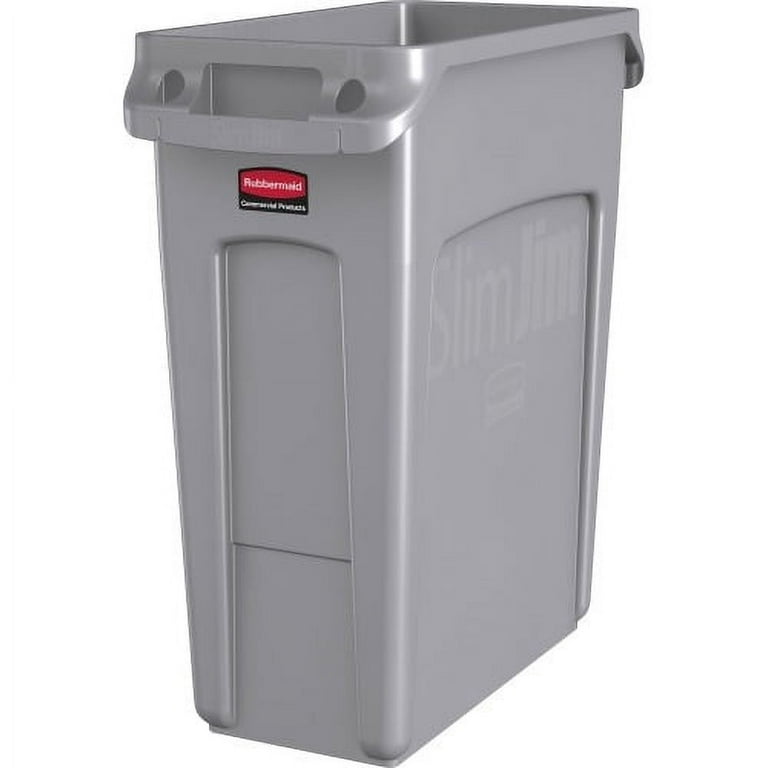 Rubbermaid Commercial Slim Jim 16-Gallon Vented Waste Containers