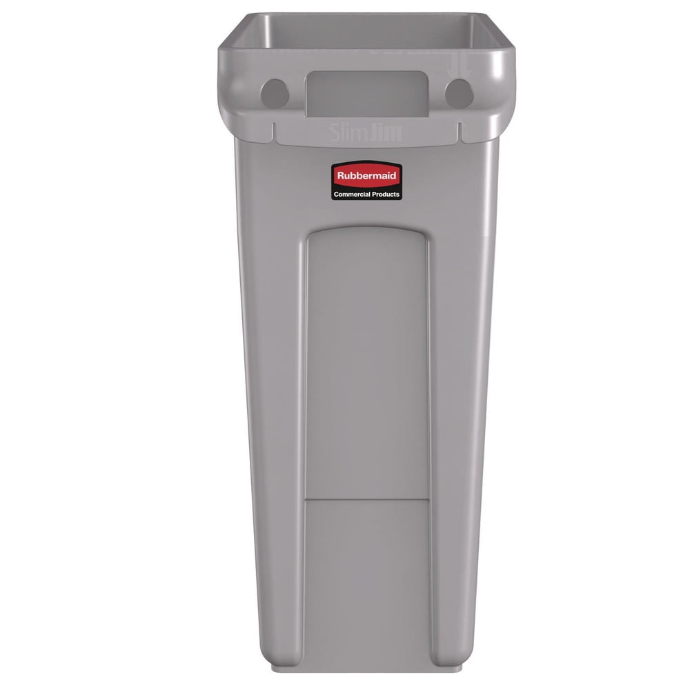 Rubbermaid Commercial, Slim Jim Vented Container, RCP1971258, Gray