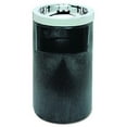thumbnail image 1 of Rubbermaid Commercial Smoking Urn with Ashtray and Metal Liner, 2 gal, 19.5h x 12.5 dia, Black -RCP258600BLA, 1 of 3