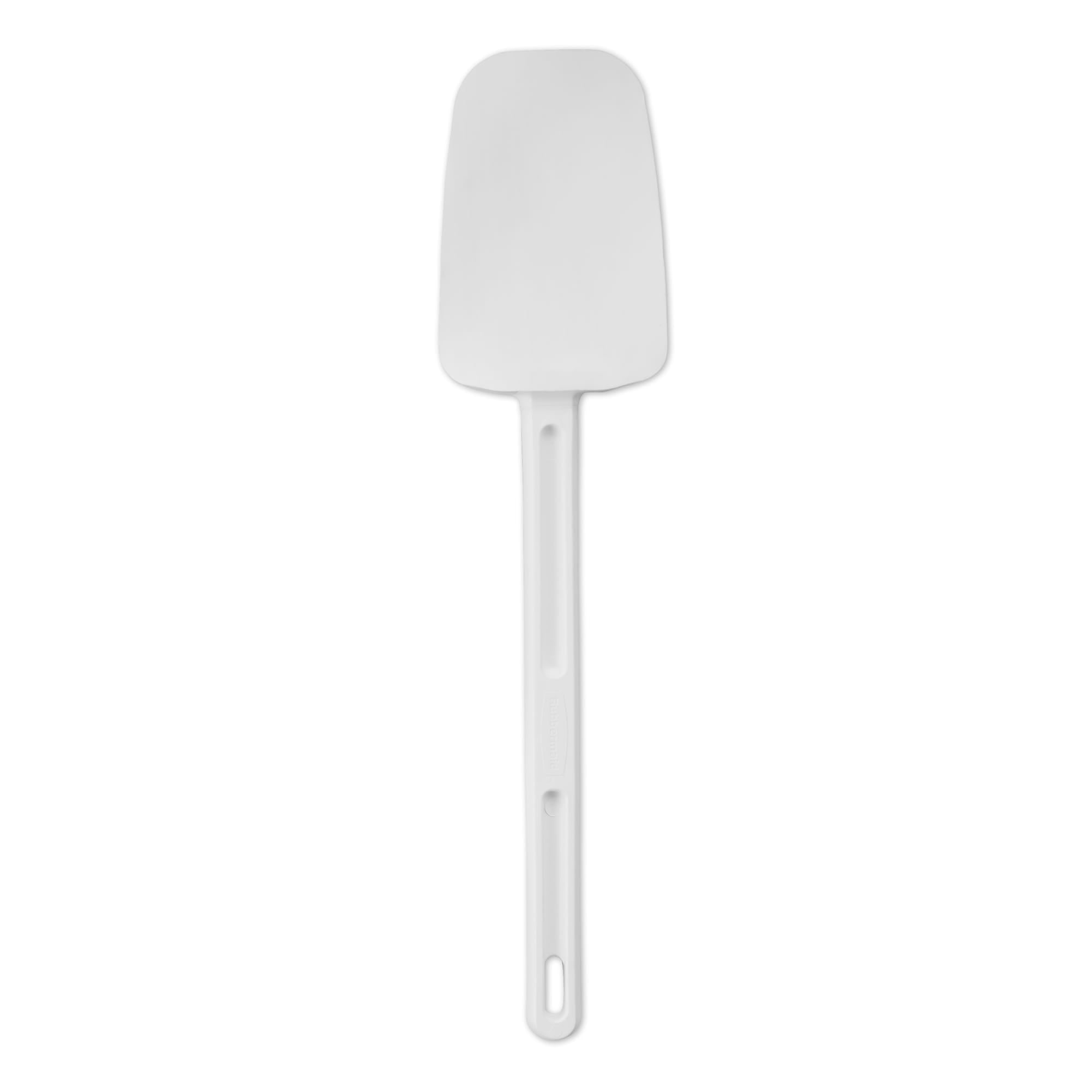 Rubbermaid Commercial Spoon-Shaped Spatula, 13 1/2 in, White -RCP1934WHI