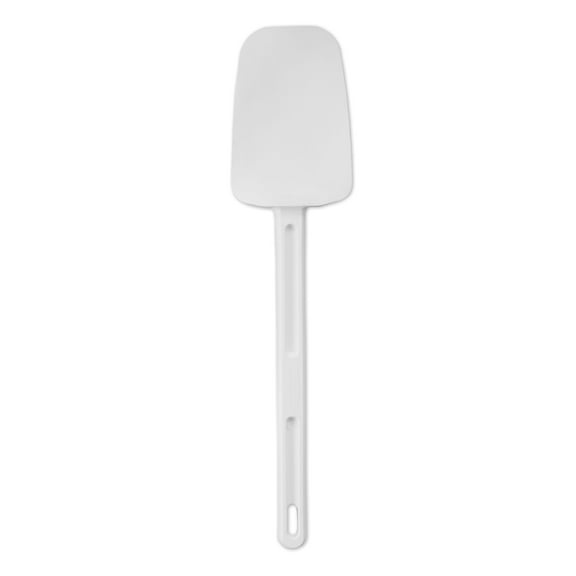 Rubbermaid Commercial Spoon-Shaped Spatula, 13 1/2 in, White -RCP1934WHI