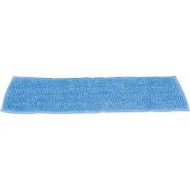 Rubbermaid Commercial Standard Microfiber Damp Mop - 5" Width x 18" Depth - MicroFiber - Blue | Bundle of 5 Each