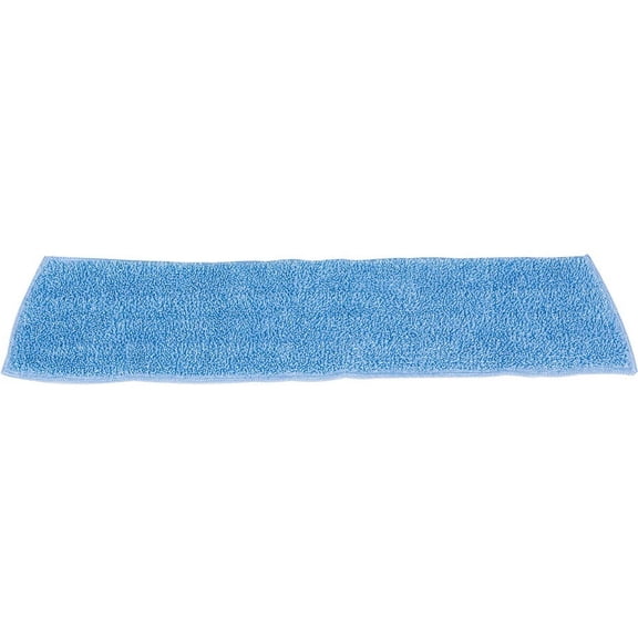 Rubbermaid Commercial Standard Microfiber Damp Mop - 5" Width x 18" Depth - MicroFiber - Blue