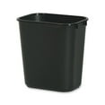 thumbnail image 1 of Rubbermaid Commercial Standard Wastebasket, 12.1" x 8.1" x 11.4", Black, 1 of 2