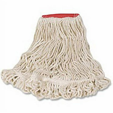 Rubbermaid Commercial Super Stitch Large Blend Mop - Cotton, Synthetic Yarn | Bundle of 5 Each