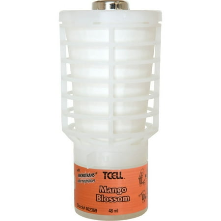 Rubbermaid Commercial TCell Mango Blossom Refill - Mango Blossom - 60 Day - 6 / Carton - Odor Neutralizer