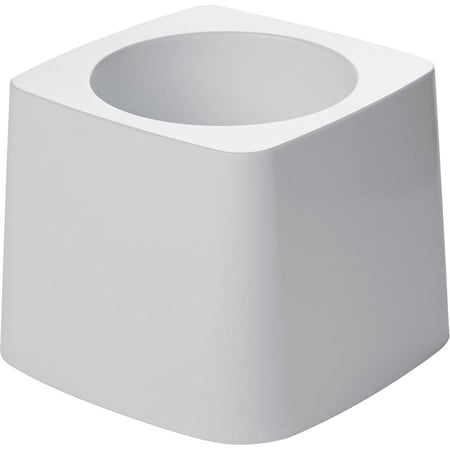 Rubbermaid Commercial Toilet Bowl Brush Holder - Polypropylene - 1 Each - White | Bundle of 5 Each