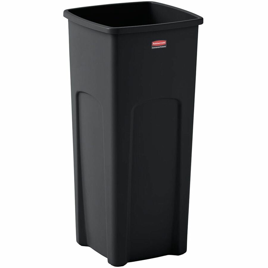 Rubbermaid Commercial Untouchable Square Container - 23 Gal Capacity - Square - Durable, Crack Resistant - 30.9" Height X 15.5" Width X 16.5" Depth