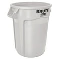 thumbnail image 1 of Rubbermaid Commercial Vented Round Brute Container, 10 gal, Plastic, White, 1 of 8