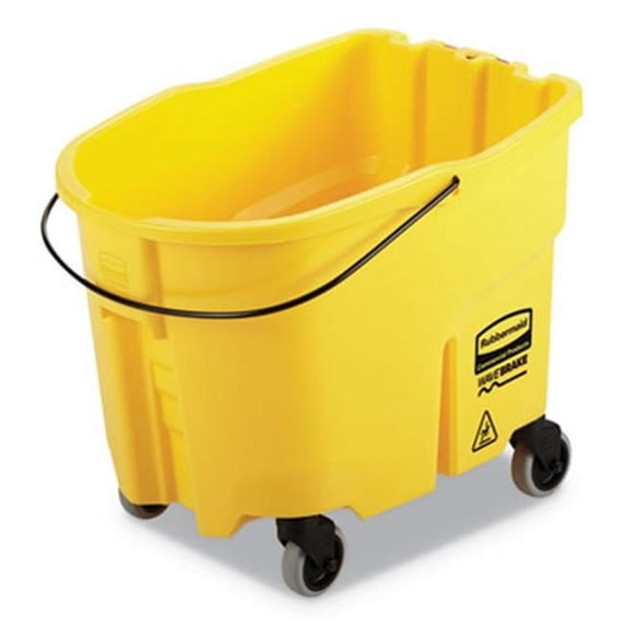 Rubbermaid Commercial Wave Brake 2.0 Bucket, Yellow