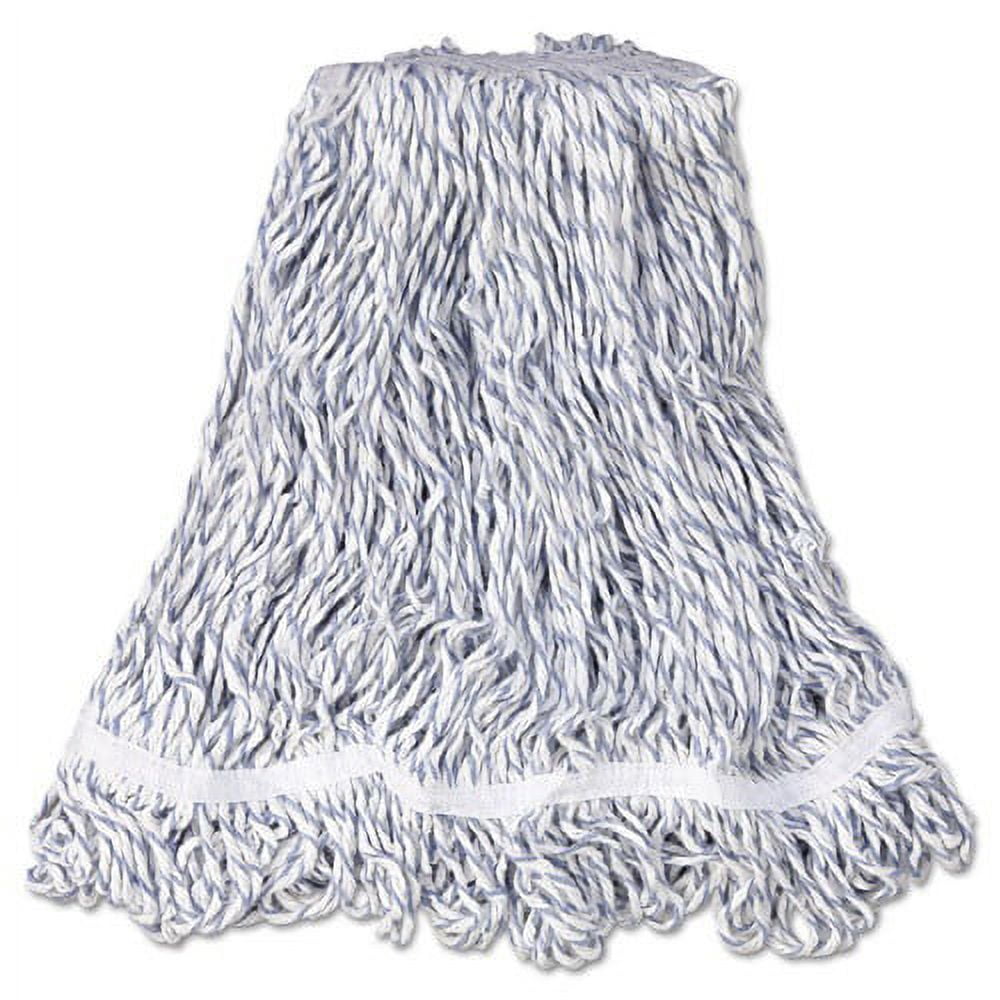 Web Foot Finish Mop, White, Med, Cotton/Synthetic, 1 Web Foot Finish Mop, White, Med, Cotton/Synthetic, 1