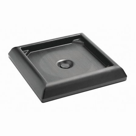 Rubbermaid Commercial Weighted Base,6"H x 24-1/2"W,Blk FG917700BLA